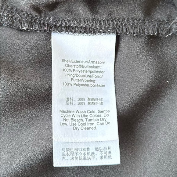 DKNY Black and Blue Patterned Blouse - Picture 5 of 5